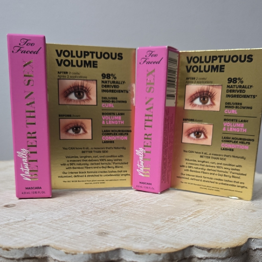 Too Faced Voluptuous Volume Mascara - Black and Pink Packaging